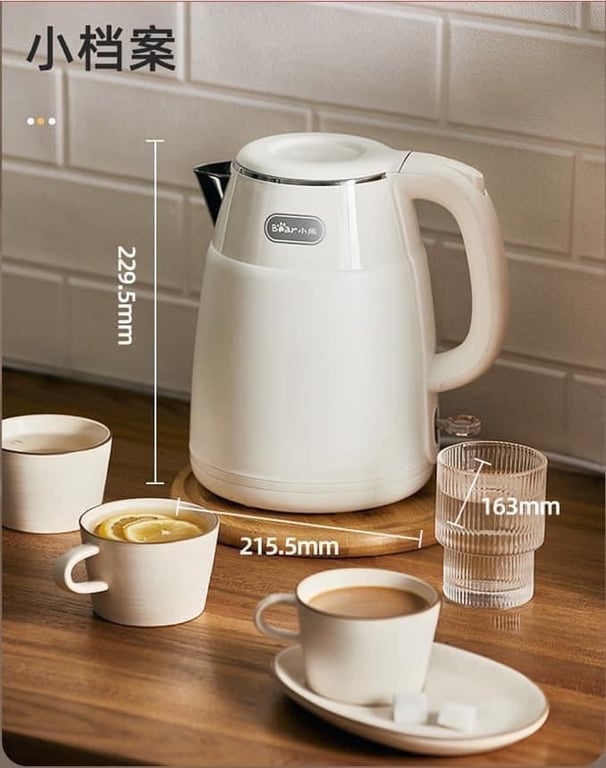 Ấm siêu tốc 1.5L Bear ZDH-Q15U8.