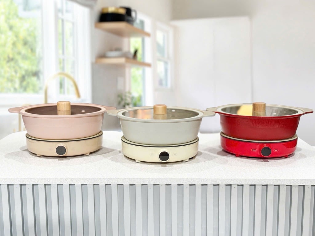 SET NỒI LẨU + BẾP TỪ 2LOCK🩷