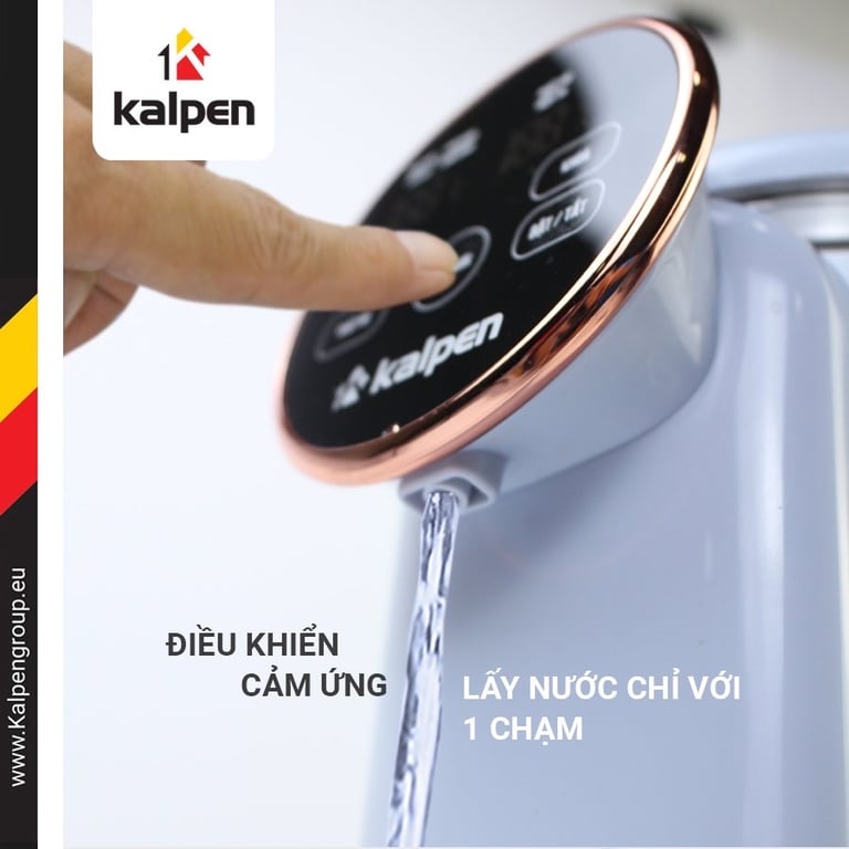 Bình Thuỷ Điện Điều Chỉnh Nhiệt Độ Kalpen KK99 Dung tích 2,5L