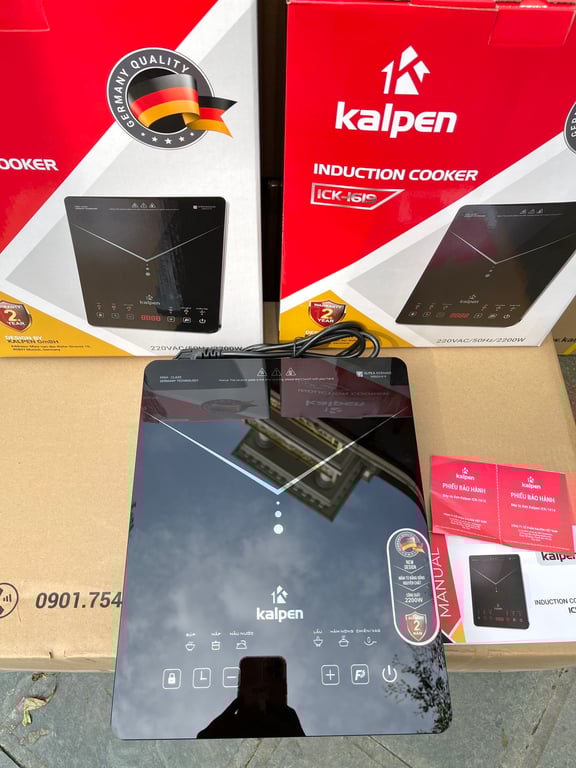 BẾP TỪ ĐƠN KALPEN ICK-1619  TẶNG KÈM NỒI LẨU SIZE 26CM