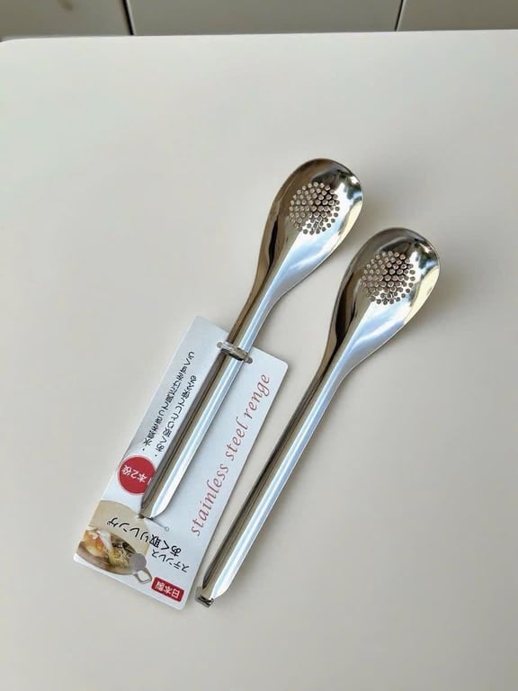 THÌA INOX CÓ LỖ VẮT CHANH, QUẤT ECHO