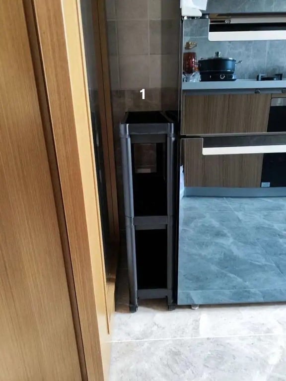 KỆ ĐỂ ĐỒ 3 TẦNG CÓ BÁNH XE ĐẨY VESKEN – HÀNG IKEA CHÍNH HÃNG