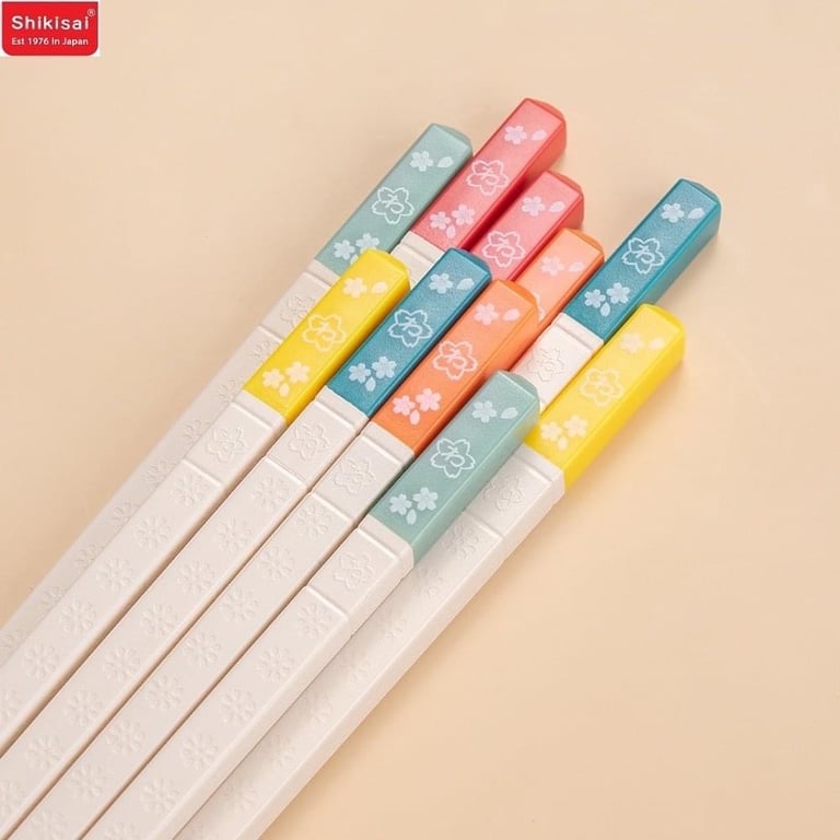 Set 5 đôi đũa Shikisai hoa Đào AL-1073