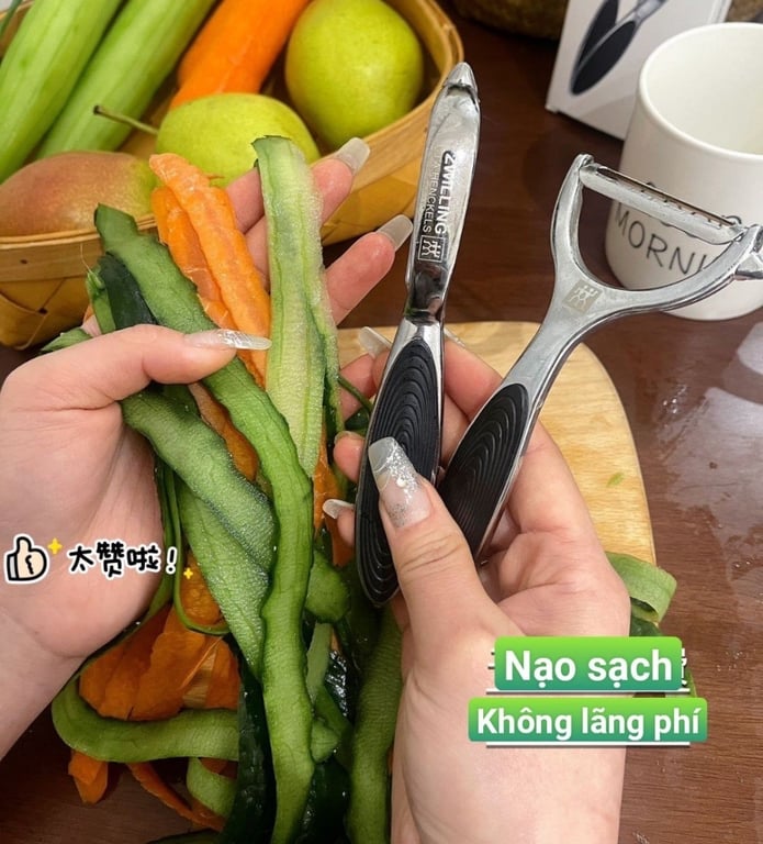 BỘ DỤNG CỤ 2 MÓN NẠO CỦ QUẢ ĐA NĂNG HÃNG ZWILLING