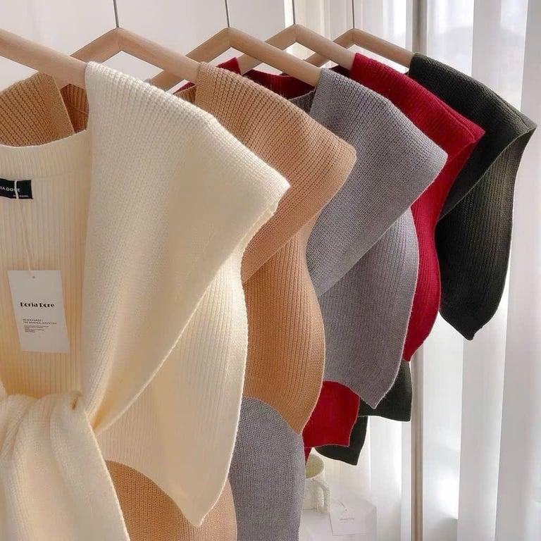 MC111 - KHĂN CHOÀNG LEN SẮC MÀU DÀY DẶN PHONG CÁCH HÀN QUỐC