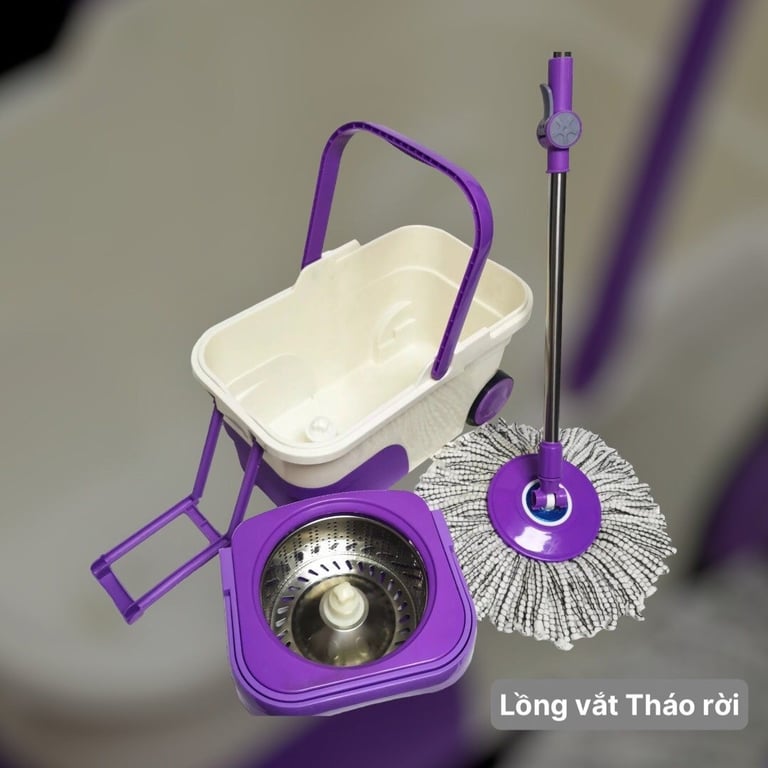 Bộ lau nhà 360 Spin mop model uX7  Thái Lan