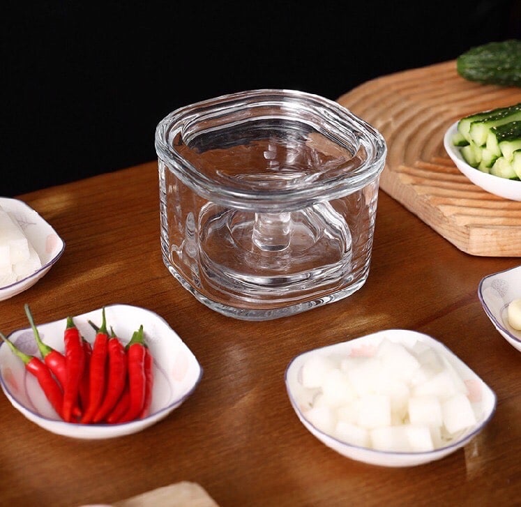 Hũ muối dưa cà thuỷ tinh SP Sauce - Nhật Bản 850ml MK02