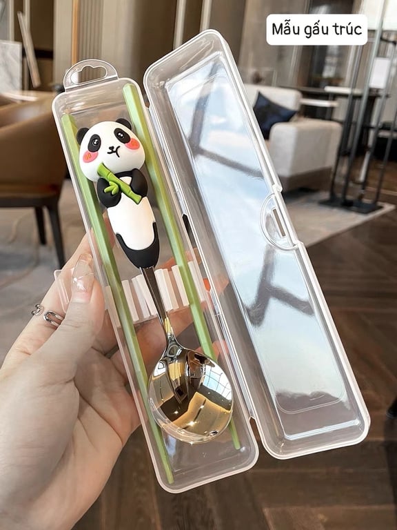 Thìa inox kute cho bé