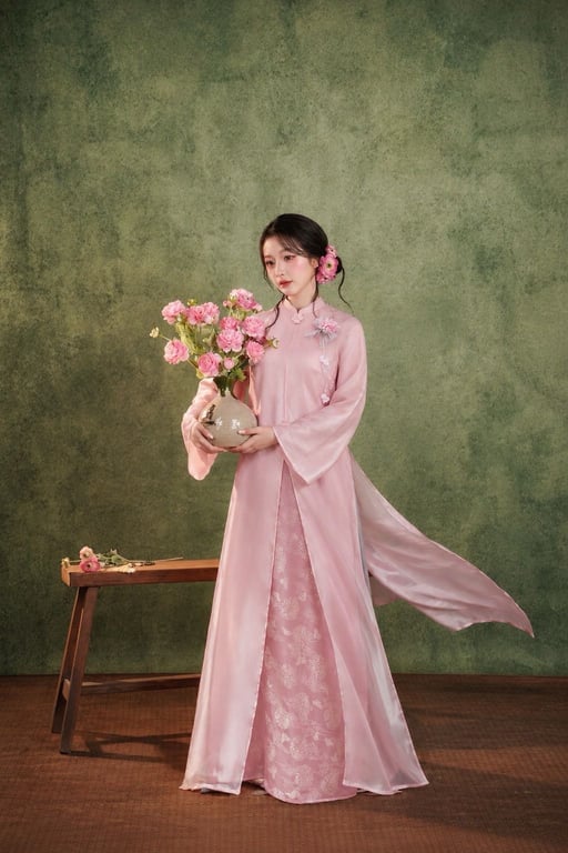 AD 6 tà lót gấm voan tơ hồng S/M