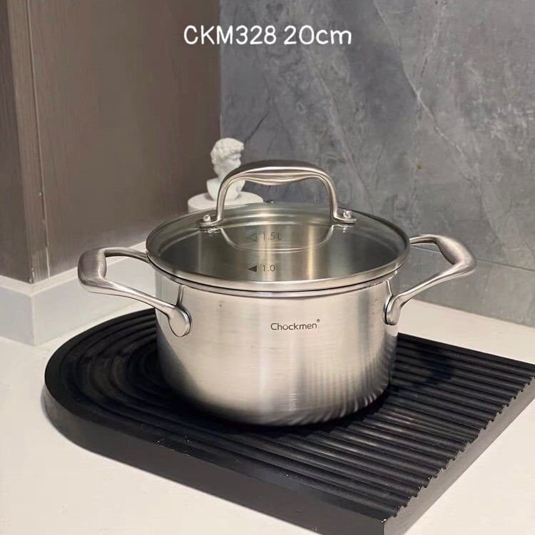 CKM328: Nồi sữa hai quai Chockmen 18cm