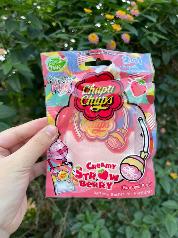 Túi Thơm Chupa Chups hương kẹo dâu - thơm xuất sắc