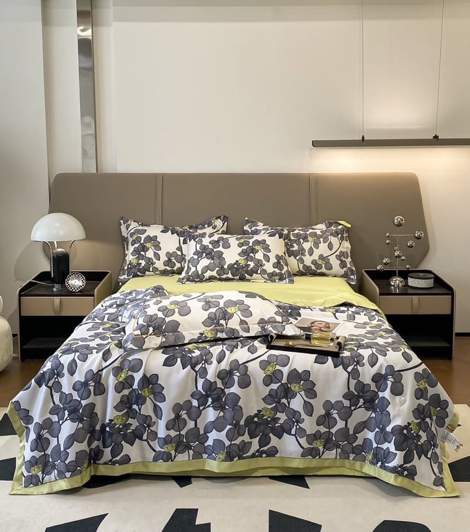 SET CHĂN GA GỐI LỤA THÁI 4 MÓN 𝐓𝐄𝐍𝐂𝐄𝐋  (1)