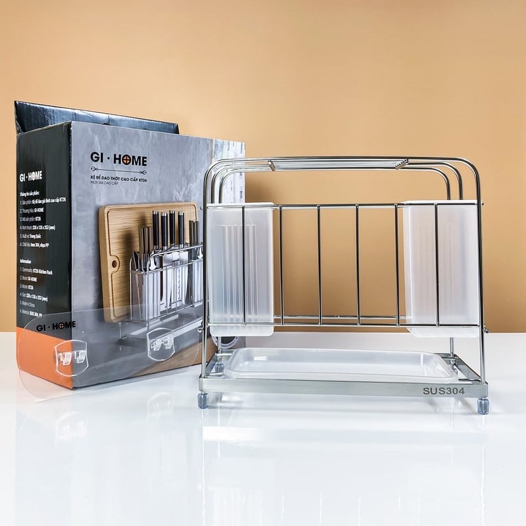 kệ thớt dao thớt Gihome KT26 đa năng!