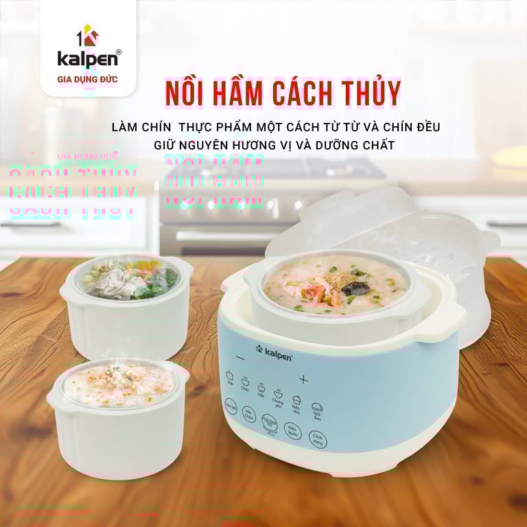 NỒI NẤU CHẬM KALPEN SK2 DUNG TÍCH 1L