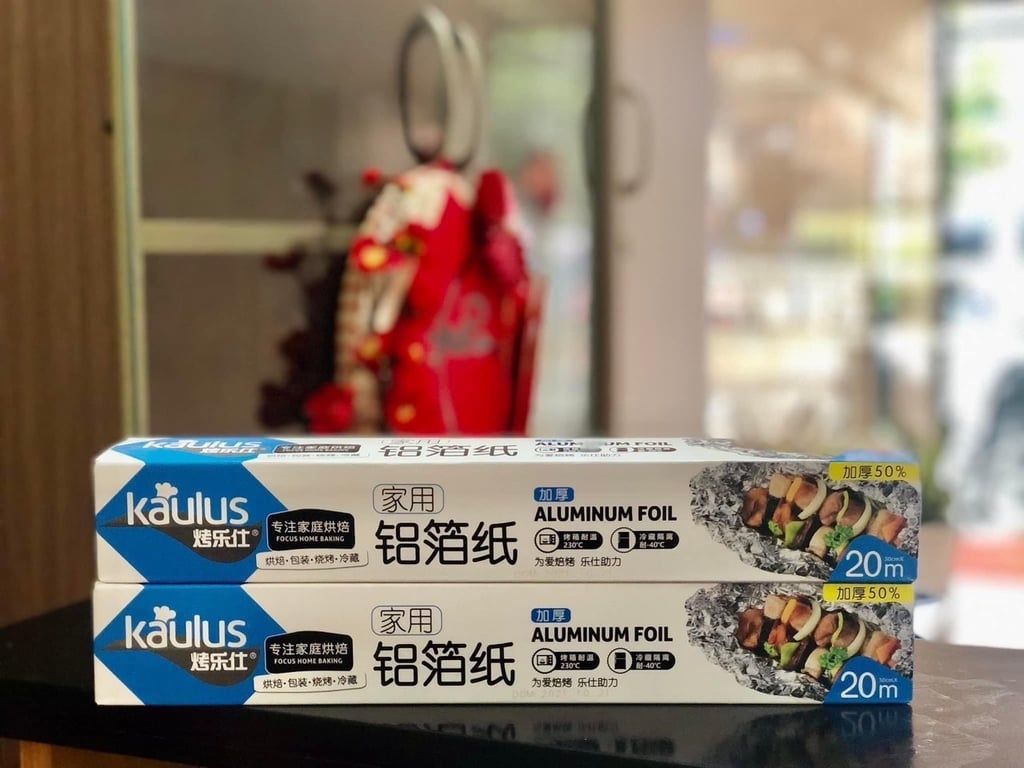 GIẤY BẠC NƯỚNG THỊT CUỘN 20 MÉT - DÀY 15 MICRON