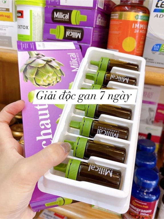 THẢI ĐỘC - MÁT GAN ARTICHAUT MILICAL 7 NGÀY