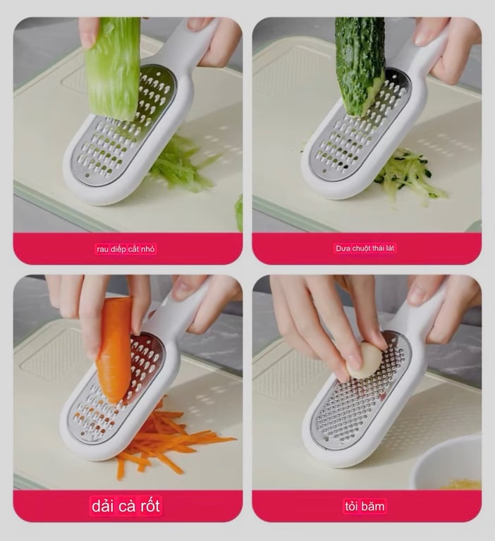 Bộ 3 dụng cụ bào sợi mài nhỏ thực phẩm