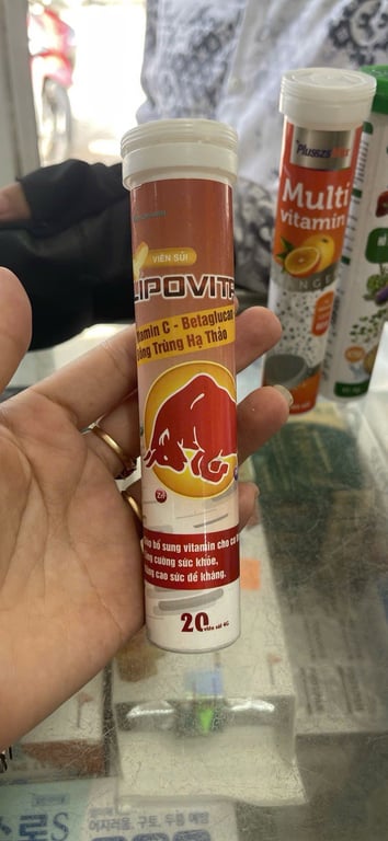 Sủi tăng lực lipovitral  t/20v lốc /10tube