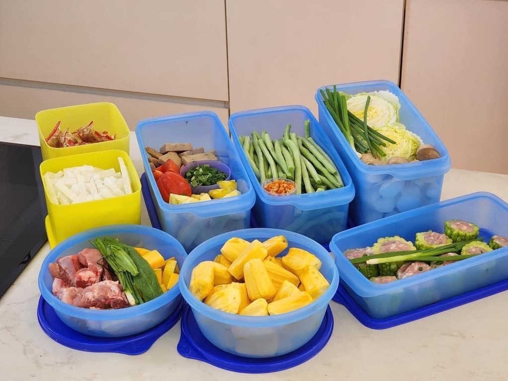 Bộ Trữ Mát Tupperware Modern Fridge Set 8