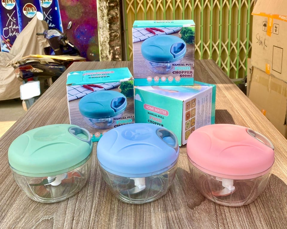 Máy xay tỏi ớt, xay đồ ăn dặm cầm tay mini