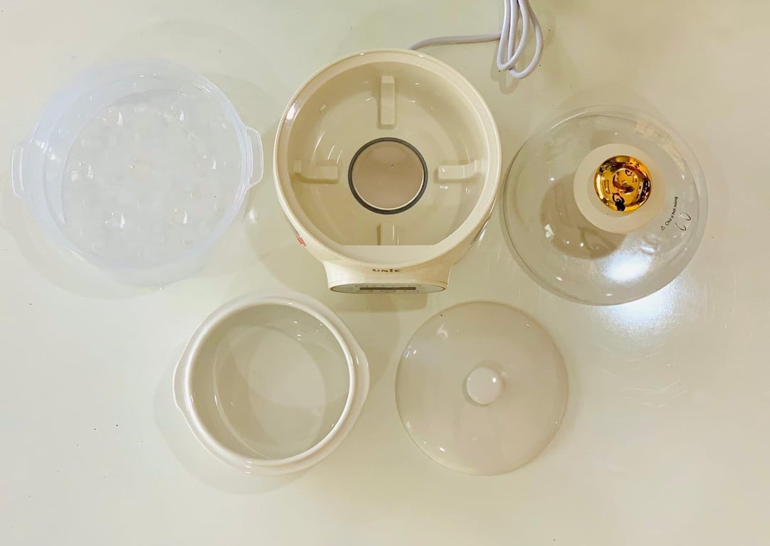 Nồi nấu chậm USC102W với 2 tầng: Nấu - Hấp tiện lợi