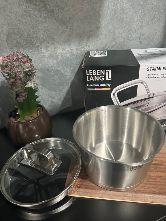 QUÁNH INOX 304 LEBENLANG LBL2528 16CM