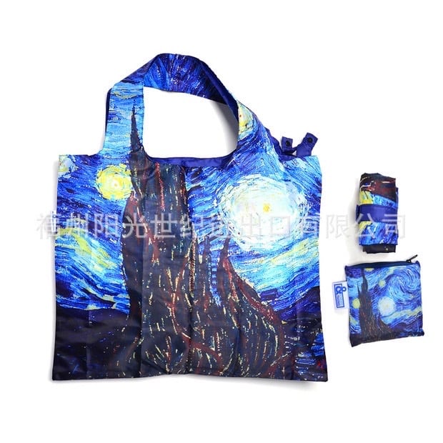 Set 3 túi hoạ tiết tranh Van Gogh