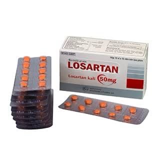 Losartan 50 Khánh hoà h/100v