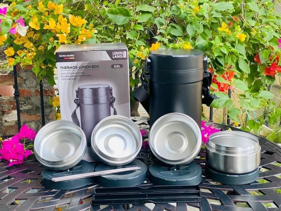 BỘ HỘP CƠM GIỮ NHIỆT LEBENLANG.