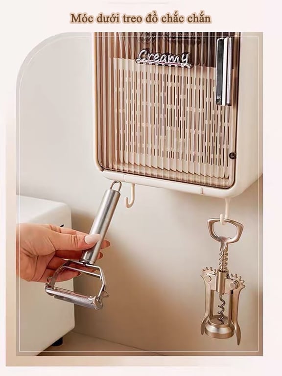 HỘP ĐỰNG ĐŨA THÌA TREO TƯỜNG EJ507