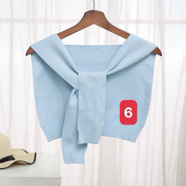 khăn choàng vai giả áo Basic Color