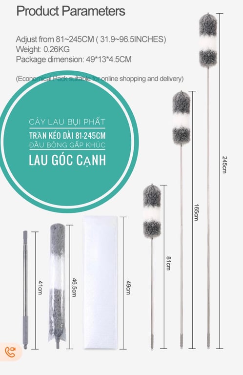 CHỔI QUÉT BỤI TRẦN