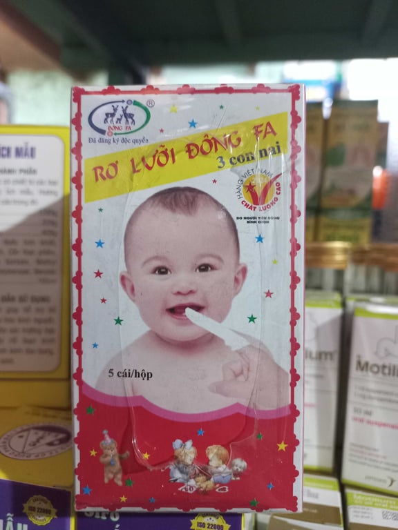 Gạc  Rơ lưỡi đông pha 5 cái / hộp lốc/10h