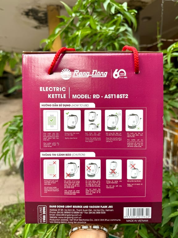 ẤM SIÊU TỐC RẠNG ĐÔNG 1.8L😘