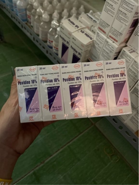Povidin 20ml pharmedic lốc/10c