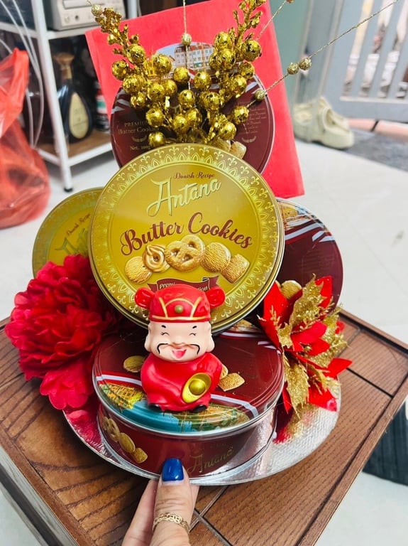 Set phụ kiện trang trí tháp bánh