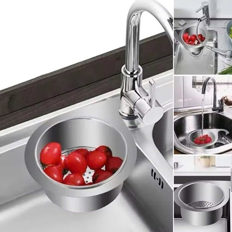 Giỏ Đựng Rác Inox 201 Thiên Nga TDG Treo Vòi Nước Đa Năng