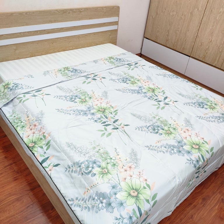 Chăn lụa  MUJI Cool trần bông cao cấp mềm mát