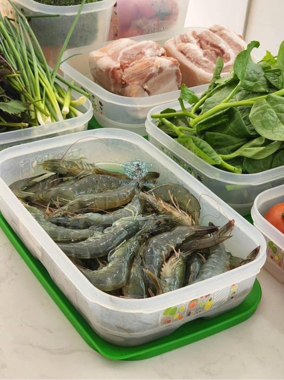 Set 2 Hộp vent 1.8L đỉnh cao trữ rau