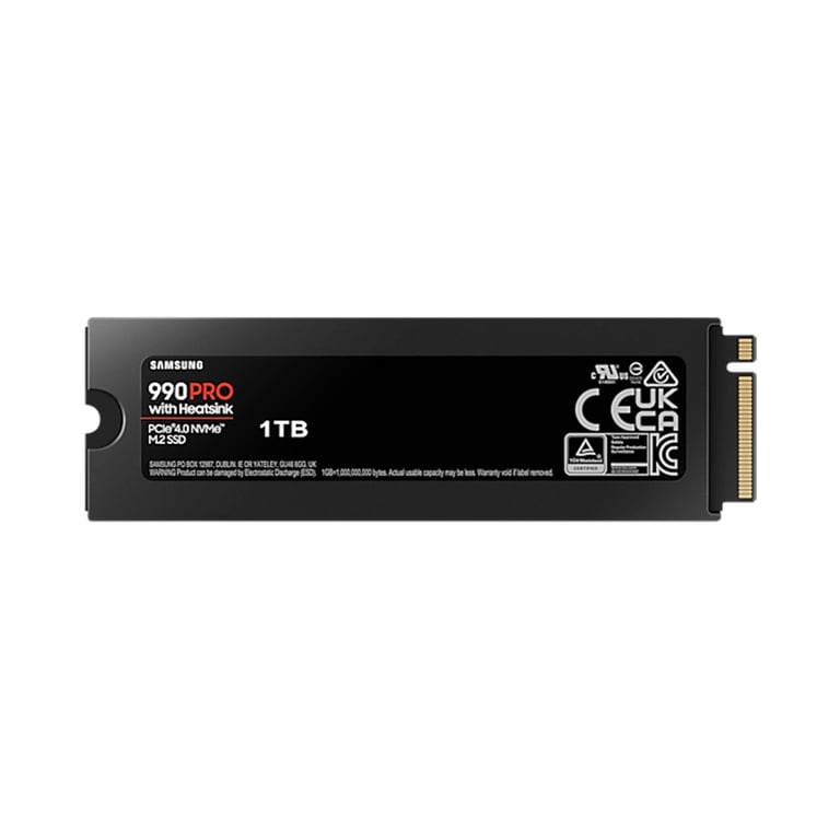 Ổ Cứng SSD Samsung 990 Pro 1TB PCIe Gen 4.0 x4 NVMe With Heatsink MZ-V9P1T0CW