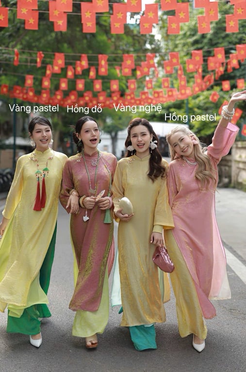 AD tằm óng vàng pastel L/XL