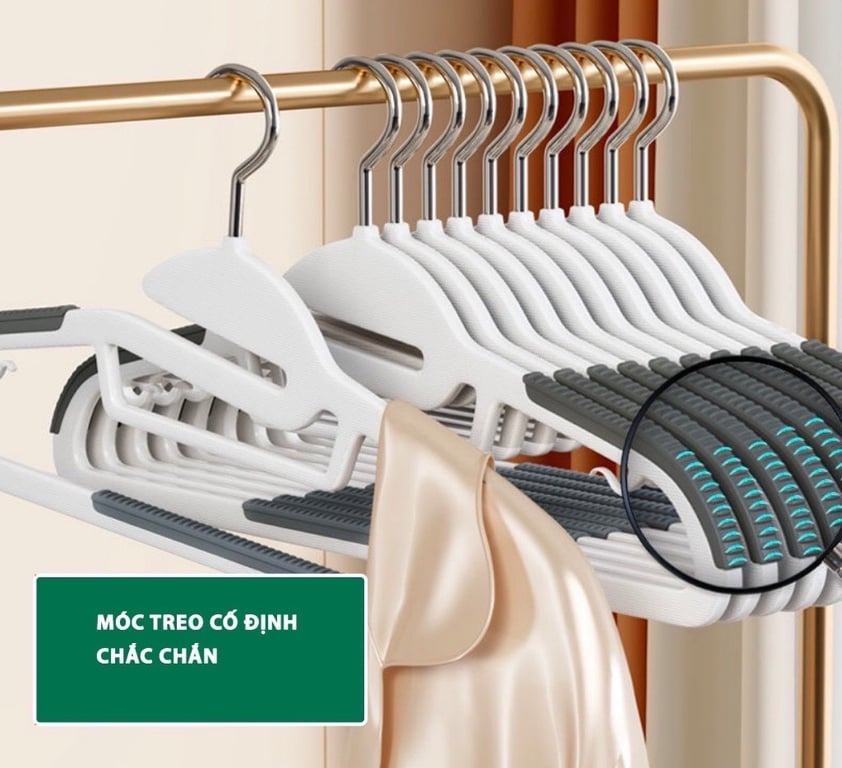 SET 20 MÓC QUẦN ÁO CHỐNG TRƯỢT