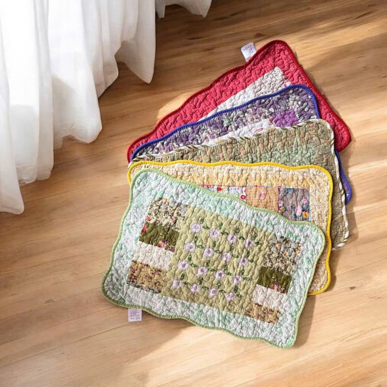 SET 5 THẢM QUILT VINTAGE NIKKA NHẬT- NK06