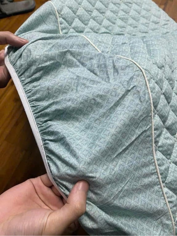 Bộ chăn, ga, gối cotton trần living 100%