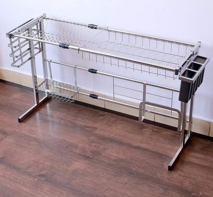 Kệ chén bát inox 304 để trên bồn rửa GI-HOME KC18 (cao 45cm)
