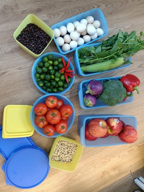 Bộ Trữ Mát Tupperware Modern Fridge Set 8