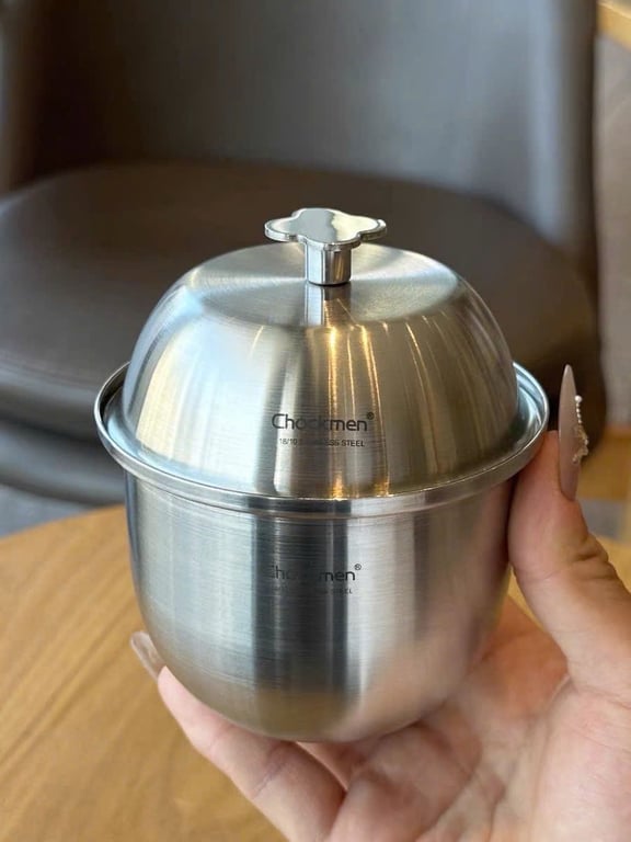 Hũ chưng yến 340ml inox18/10 Chockmen - C476