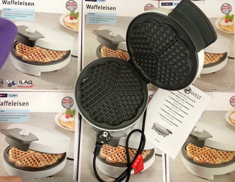 MÁY NƯỚNG BÁNH IDEEN WELT WAFFELEISEN 1200W