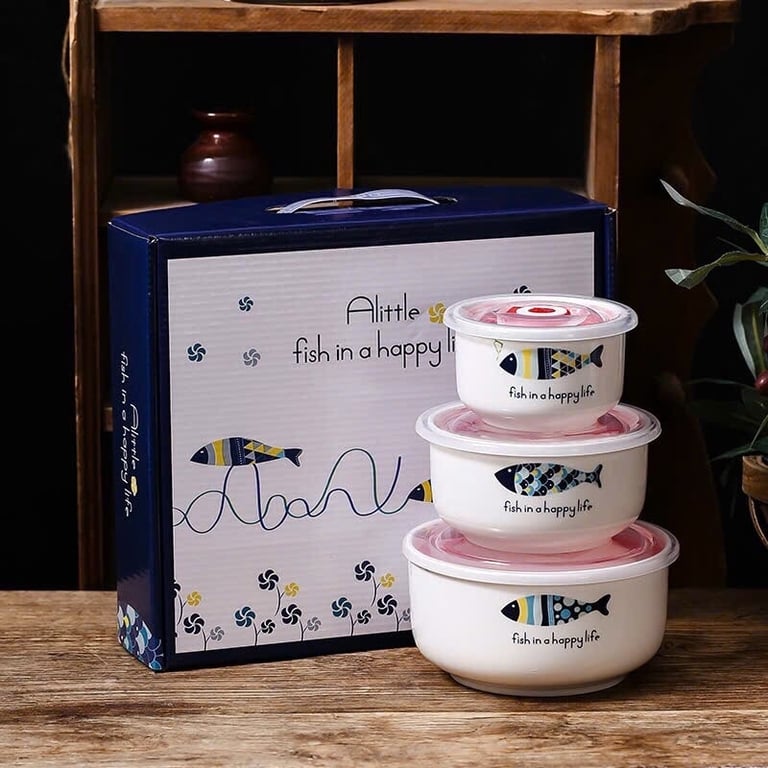 Bộ 3 bát sứ cao cấp