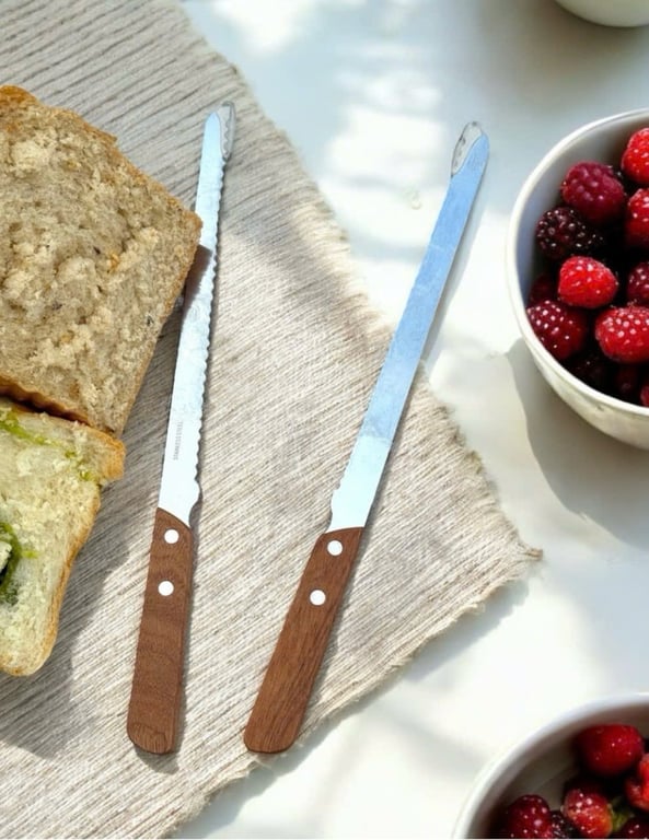 DAO CẮT BÁNH MÌ ECHO lưỡi răng cưa xịn xò của Nhật